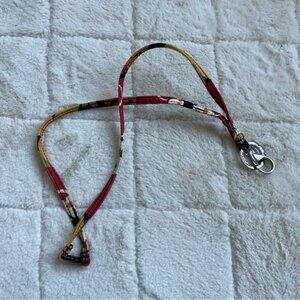 Vera Bradley | "Bittersweet" Break Away Lanyard in Signature Cotton & Keyring